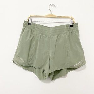 Lululemon Green Hotty Hot Shorts Size 12